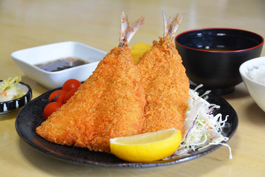 地元断トツ産物　アジ（アジフライ）